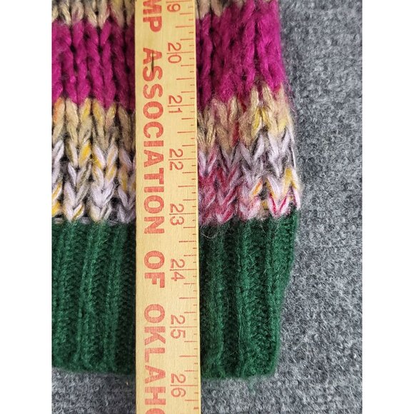 Heartloom Dawson Crewneck Knit‎ Sweater Women Sz M Striped ColorBlock Winterwear - Picture 3 of 12